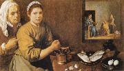 Diego Velazquez Christ in the House of Martha and Mary painting
